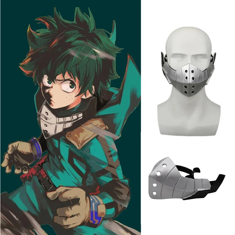 Halloween Boku No My Hero Academia Midoriya Izuku Deku Mask Cosplay Costume Helmets Resin Masks Props Party Masquerade