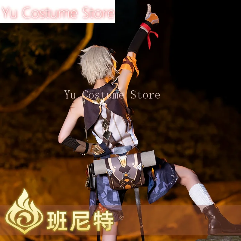 Yu костюм Genshin Impact Bennett MEN карнавальный Cos Game аниме вечерние униформа Хэллоуин