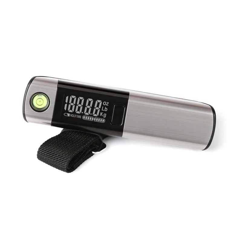 

Mini Handheld Electronic Scale Portable High Accuracy Scale 50KG/10g Stainless Steel Surface Tape Measure Spirit Level