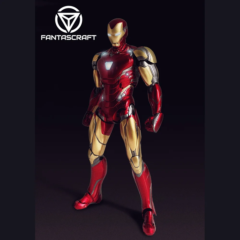 Цена 【В наличии】 Студия Комикейв Fantascraft Железные люди MK 85 1/12 Action Figure Костюм Марка 85 Старка Доспехи Человека Эндшпиля Модель Пластиковые игрушки