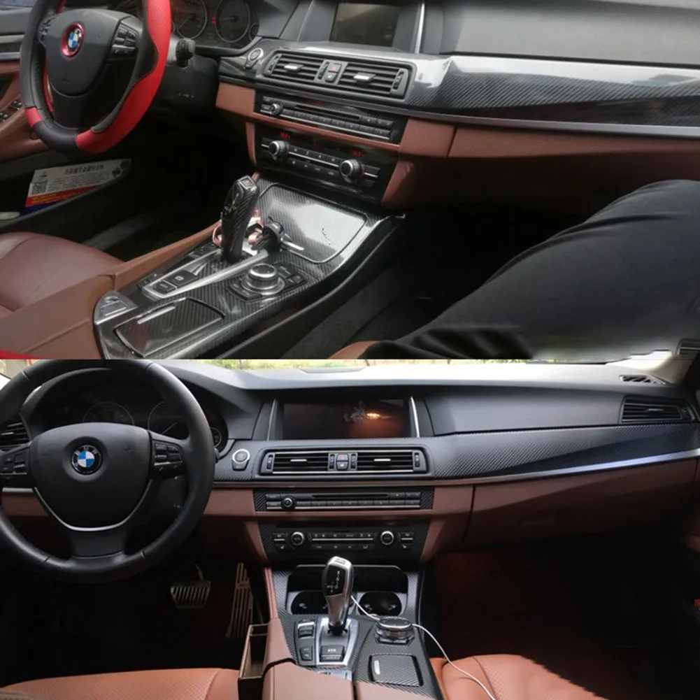 

1 Set High Quality Car Interior Trim Black 5D Carbon Fiber 1 Set High Quality Car Interior Trim Black 5D Carbon Fiber