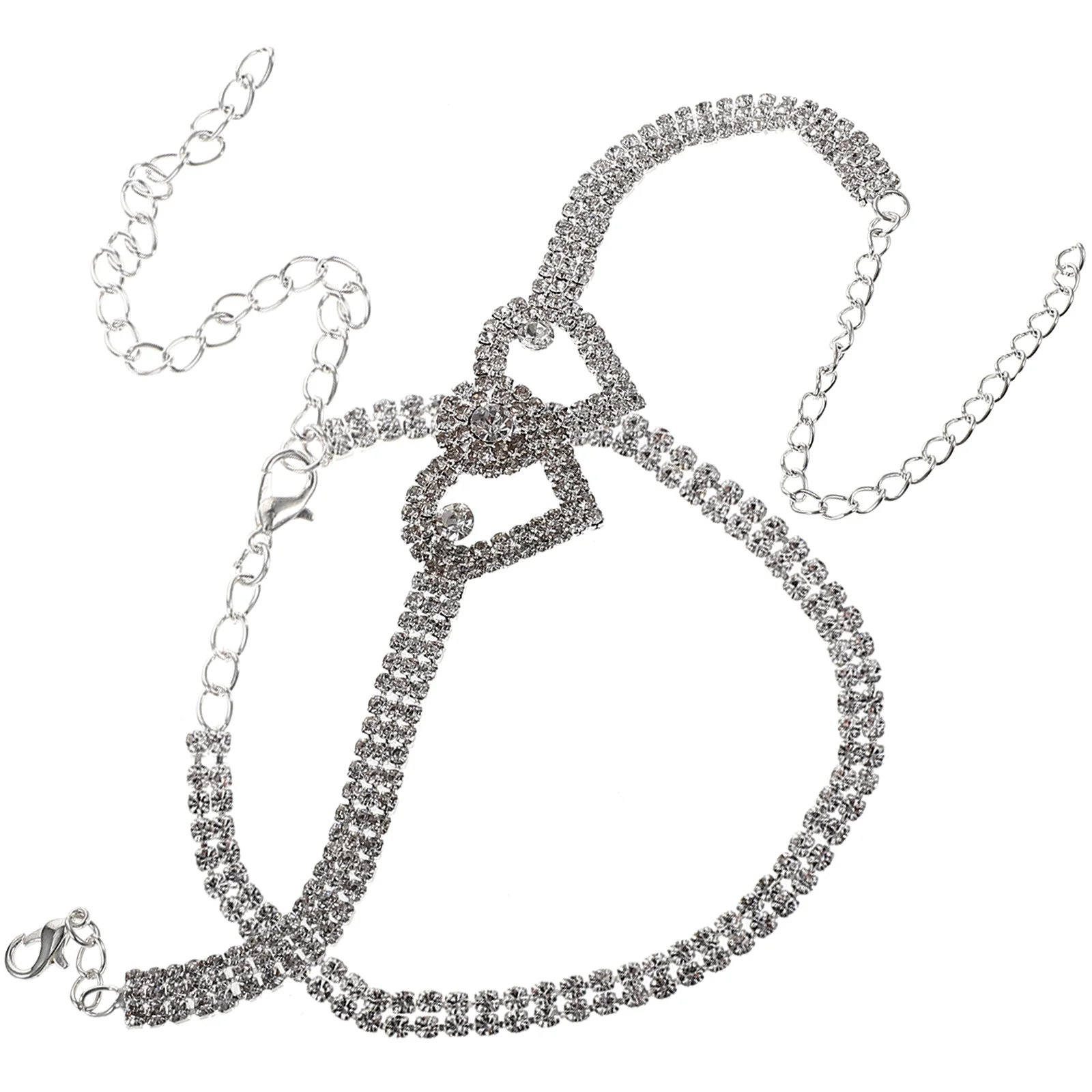 

Birthday Present Anniversary Gift Womens Ankle Bracelets Anklets Wedding Jewelry Heart