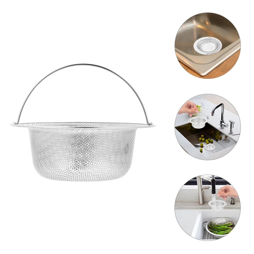 

2pcs Hair Catcher Kitchen Sink Filter Stainless Steel Sink Strainer Sink Drain Strainer Kitchen Sink Accessories