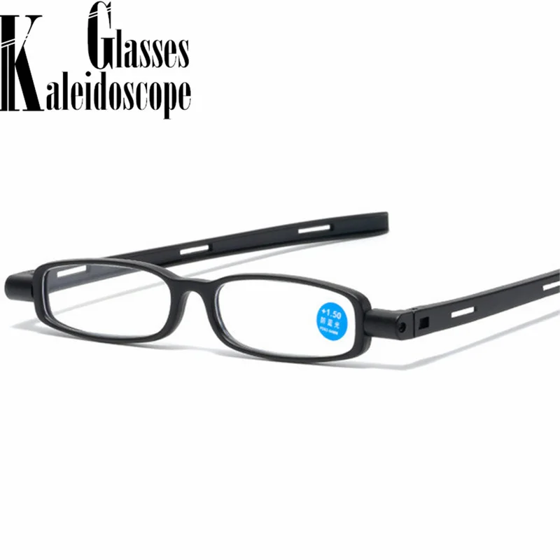 

Маленькие квадратные очки для чтения, винтажные вращающиеся на 360 градусов очки Anit Blue Ligth для дальнозоркости, ульсветильник кие очки с диопт...