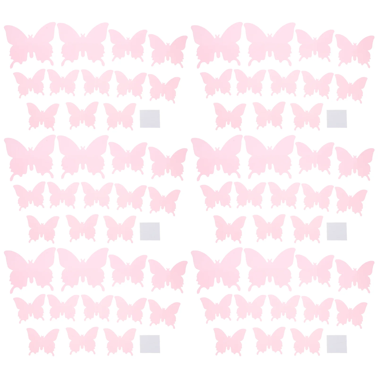 

72 шт., съемные бабочки на стену