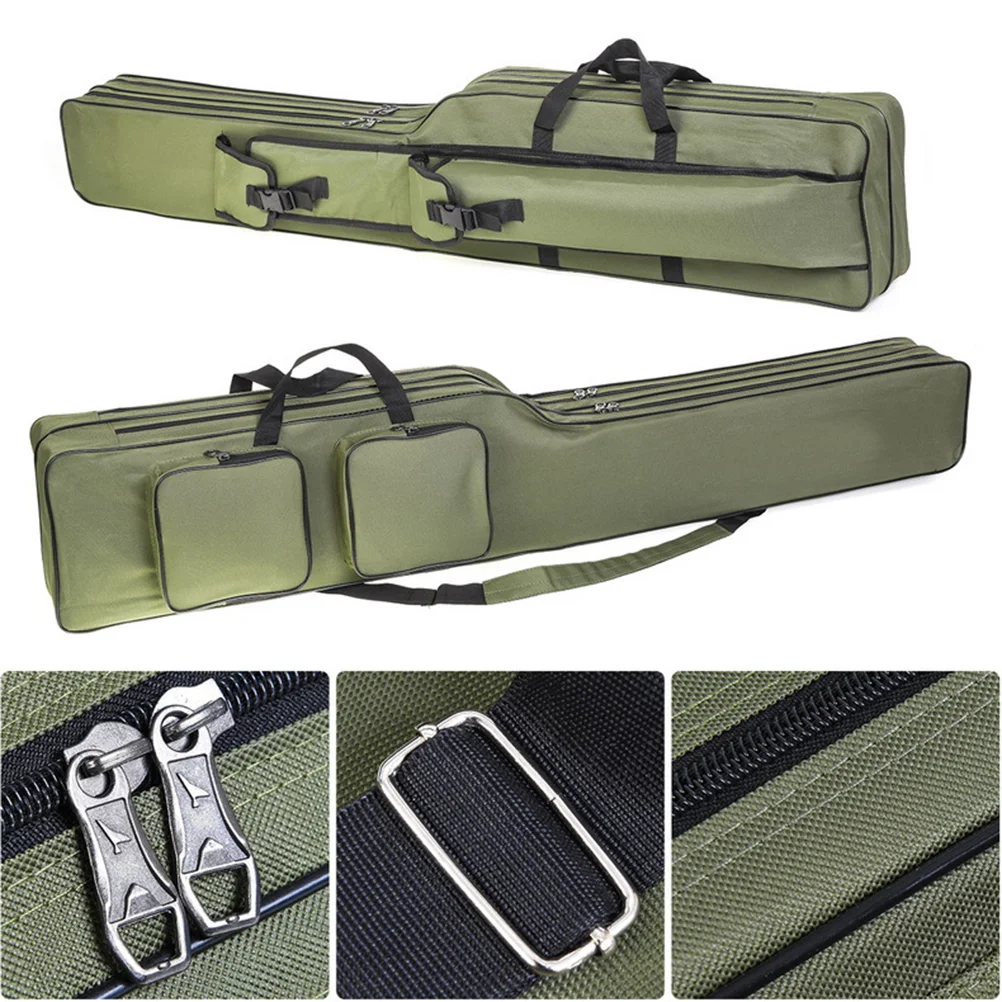 

Fishing Rod Bag Tools Carrier Poles Big Belly Carrying Case Pouch Oxford Cloth Rods