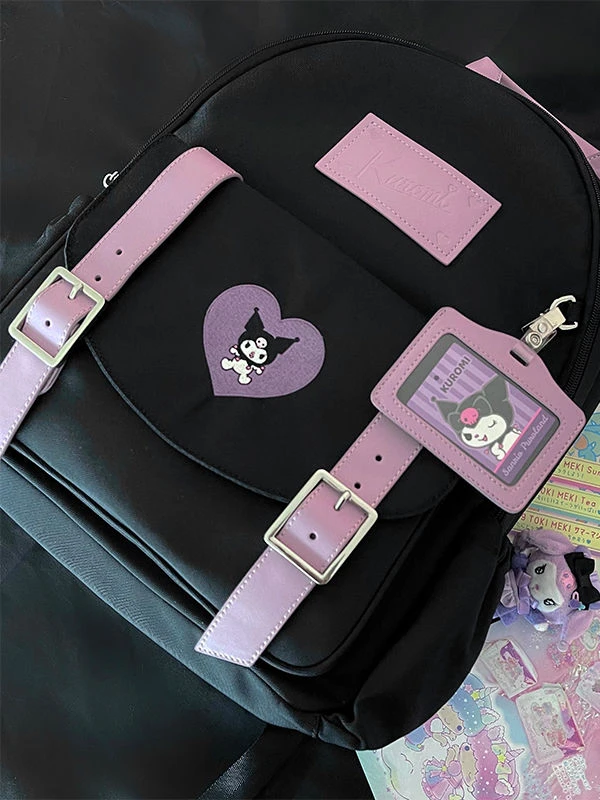 

Тканевый рюкзак Sanrio для отдыха для подростков Sanrio аниме My Melody Kuromi Cinnamoroll рюкзаки для детей кавайные игрушки