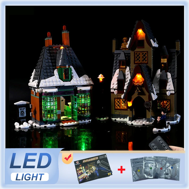 DIY RC светодиодный набор для LEGO 76388 Hogsmeade посетите деревню (только Φ без модели