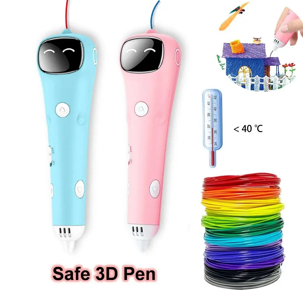 

Умный подарок, низкотемпературная безопасная антиожоговая игрушка «сделай сам» для рисования, Нетоксичная нить из PCL, 3d-ручка, ручка для 3D-печати