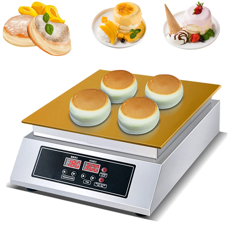 

Commercial Souffle Maker Non-stick Souffle Machine Dorayaki Muffin Maker Electric Japanese Souffle Pancake Machine