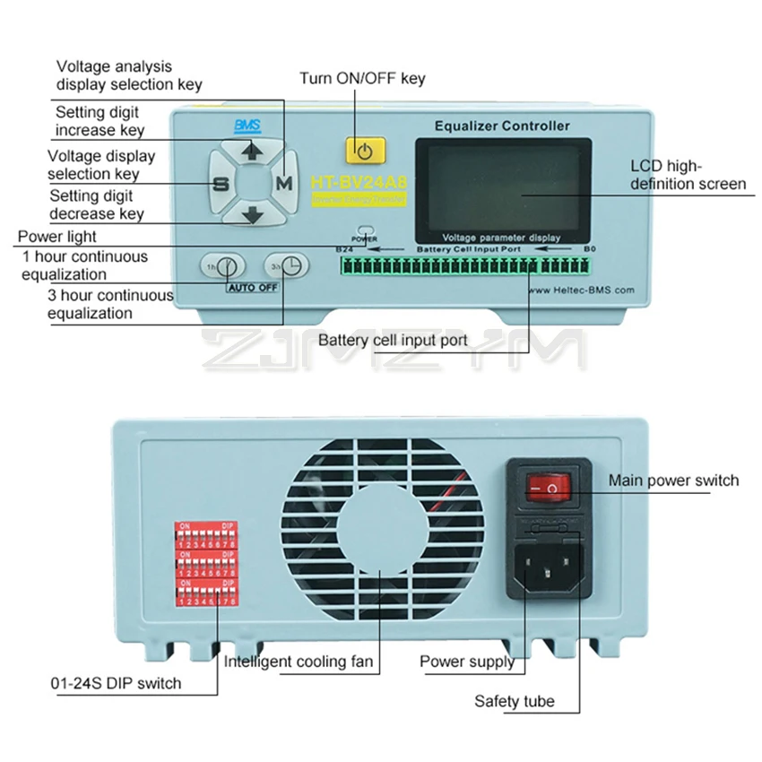Активный балансировщик эквалайзера 2-24S 8A с измерением напряжения Lifepo4 литиевый