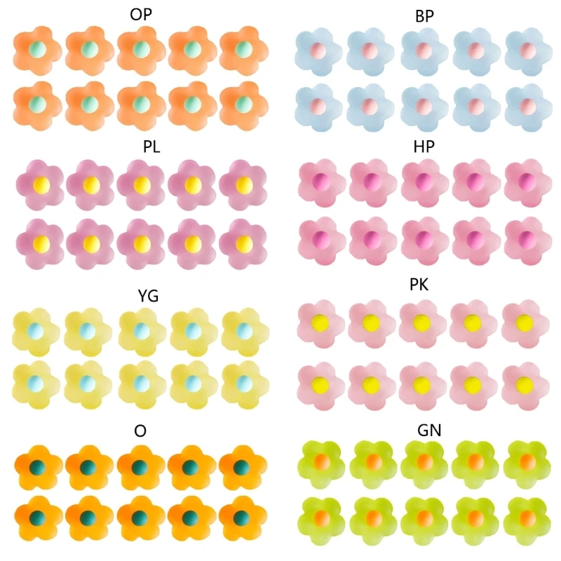 

10pcs Small Flower Beads Spacer Connectors Diy Necklace Bracelet Earrings DropShip