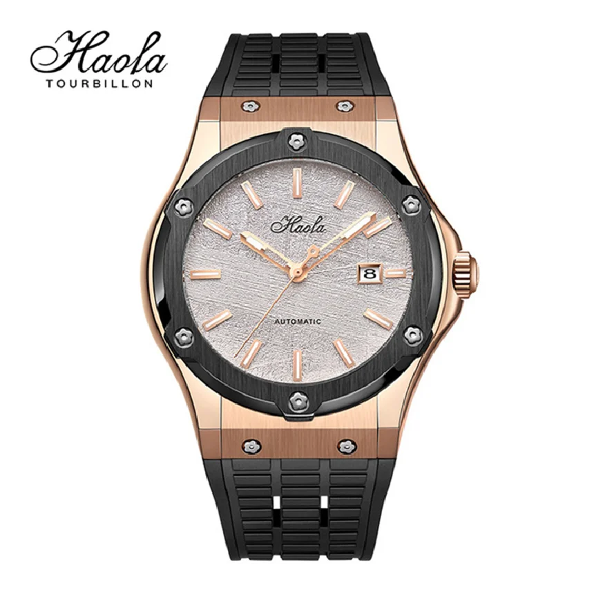 

Haofa Fashion Automatic Mechanical Movement Watches For Men Sapphire Luxury Day And Date Dial Men Watch Waterproof Business 2022