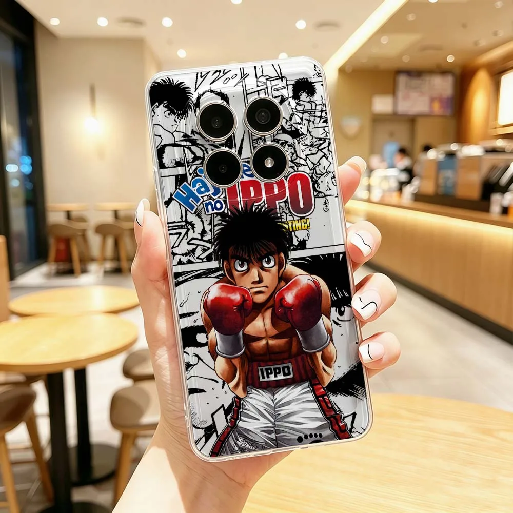 Аниме «Хаджиме но Иппо» для Xiaomi POCO X7 X6 X5 F7 F6 F5 F4 M8 M6 C85 C71 Pro Защитный прозрачный чехол для телефона (art.: 3920dcf03076e) - 3920dcf03076e