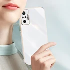 Роскошные Мягкие силиконовые чехлы с покрытием для Xiaomi Redmi Note 10S 9 10 Pro Max S POCO X3 NFC Note10 10Pro, полная защита задней крышки