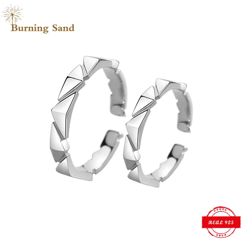 

Кольцо из стерлингового серебра 925 пробы с блестящим песком для влюбленных