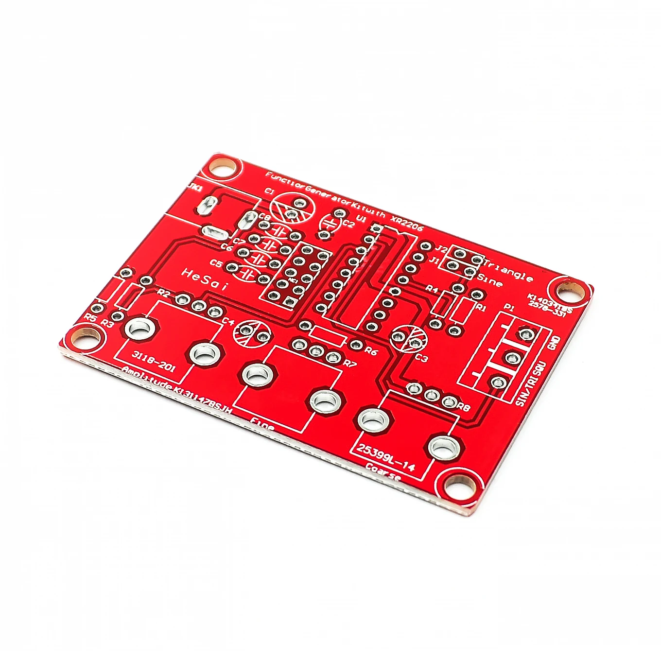1 Гц-1 МГц XR2206 Функция Генератор сигналов DIY Kit СинусТреугольникКвадратный выходной генератор сигналов Регулируемая амплитуда частоты (art.: 3920ceb185e5e) - 3920ceb185e5e