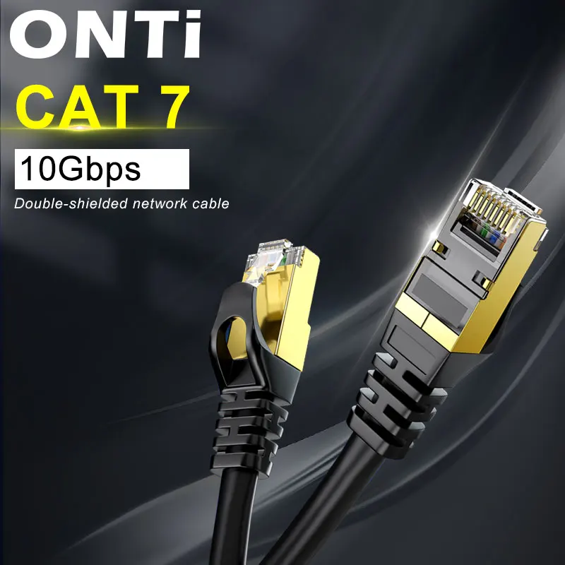 

ONTi Ethernet Cable RJ45 Cat7 Lan Cable UTP RJ 45 Network Cable for Cat6 Compatible Patch Cord for Modem Router Cable Ethernet