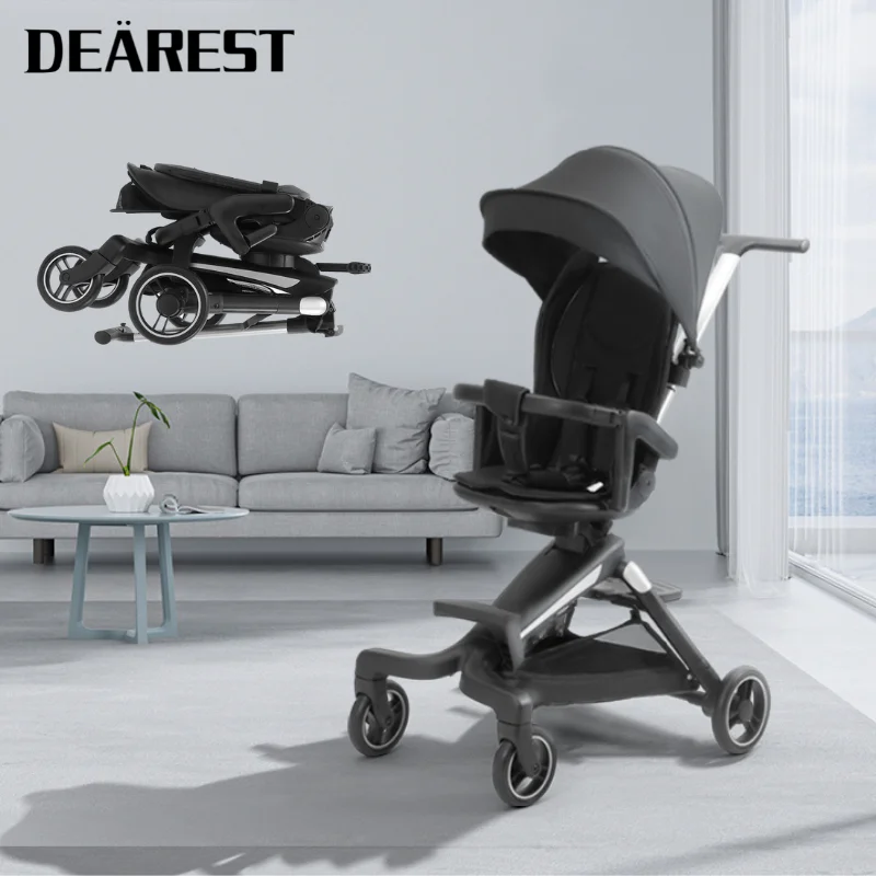 DEAREST Portable Baby Strollers Outdoor Sunscreen Babies Stroller Foldable Adjustable Walking Stroller For 0-36 Months Baby enlarge
