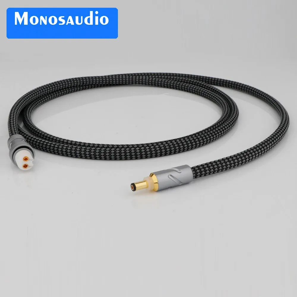 

Monosaudio Pure Silver Superconductor DC-2.1G/2.5G to Aviation GX16-2 DC Cable Single(1pc)