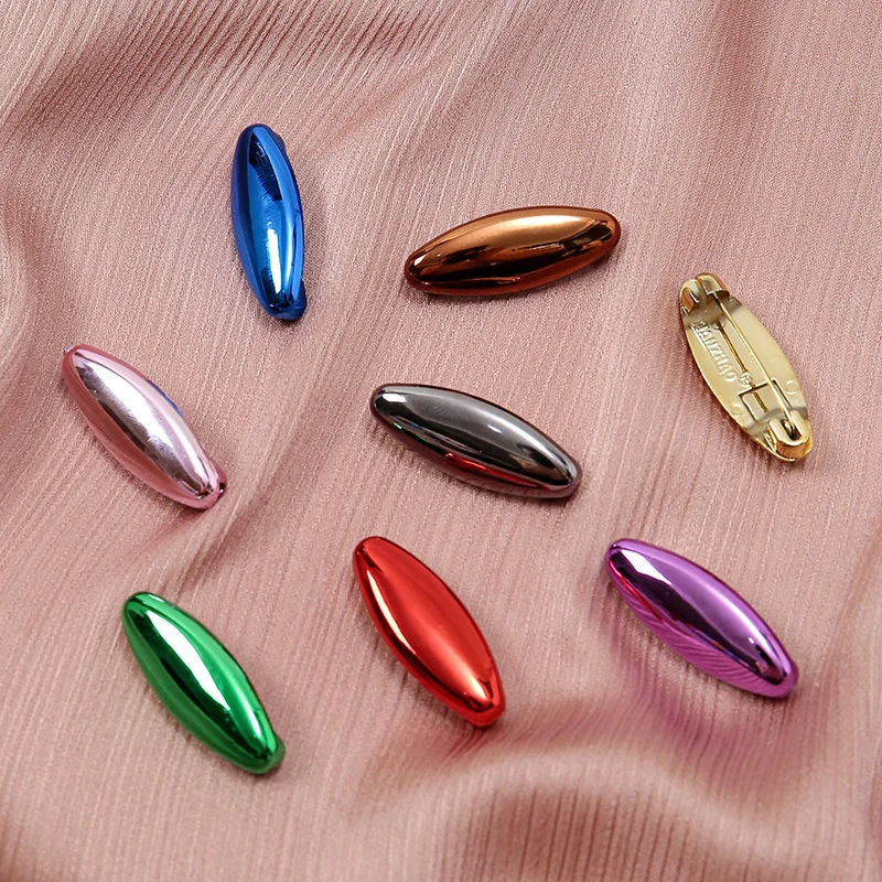 8 шт./коробка женские пластиковые броши для хиджаба