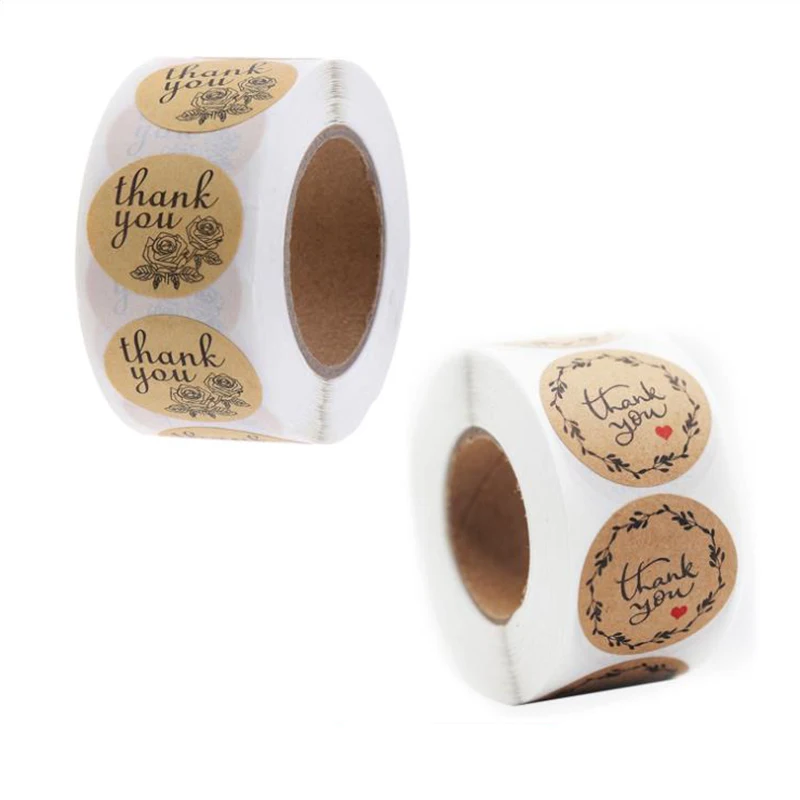 

100-500 шт., наклейки на бумагу