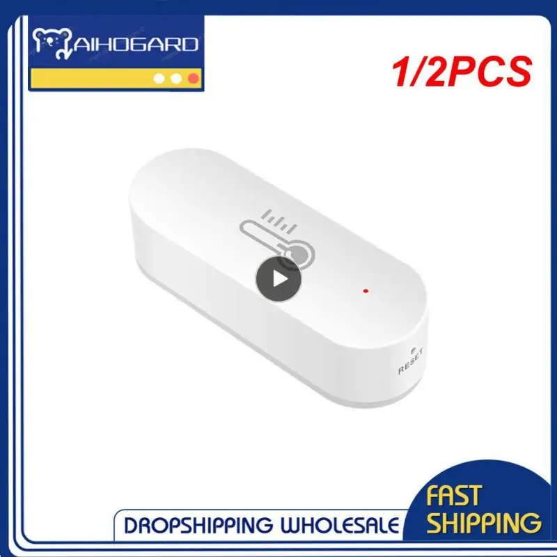 

Датчик влажности и температуры Tuya Wi-Fi, 1/2 шт.
