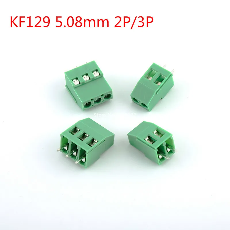 10 шт./лот KF129 2Pin 3Pin 5 08 мм Шаг клеммы Разъемы PCB терминал 2P 3P 300 V/25A | Обустройство дома