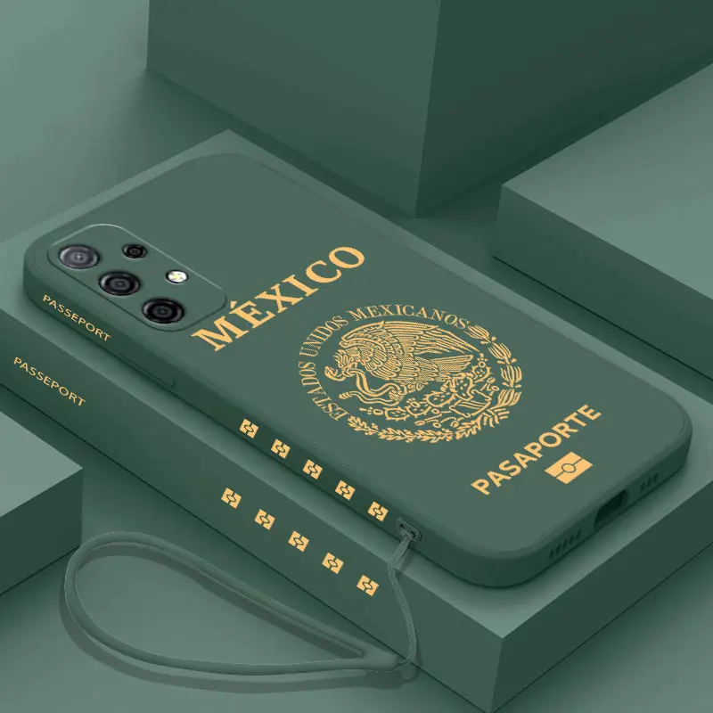 Мексиканский паспорт телефон для OPPO A54 A74 A57 A96 A76 A36 A95 A12 A15 A15S A16 A16K A9 A5 2020 4G чехол из