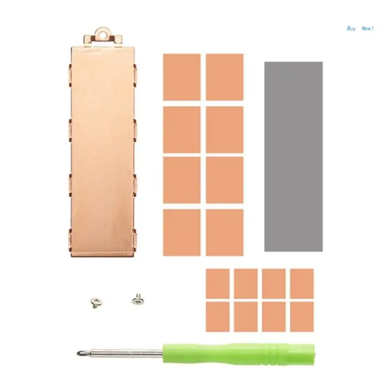 

Good Ductility .2 NVMe 2280 SSD Heatsink Silicone Thermal Pad Cooler Plates