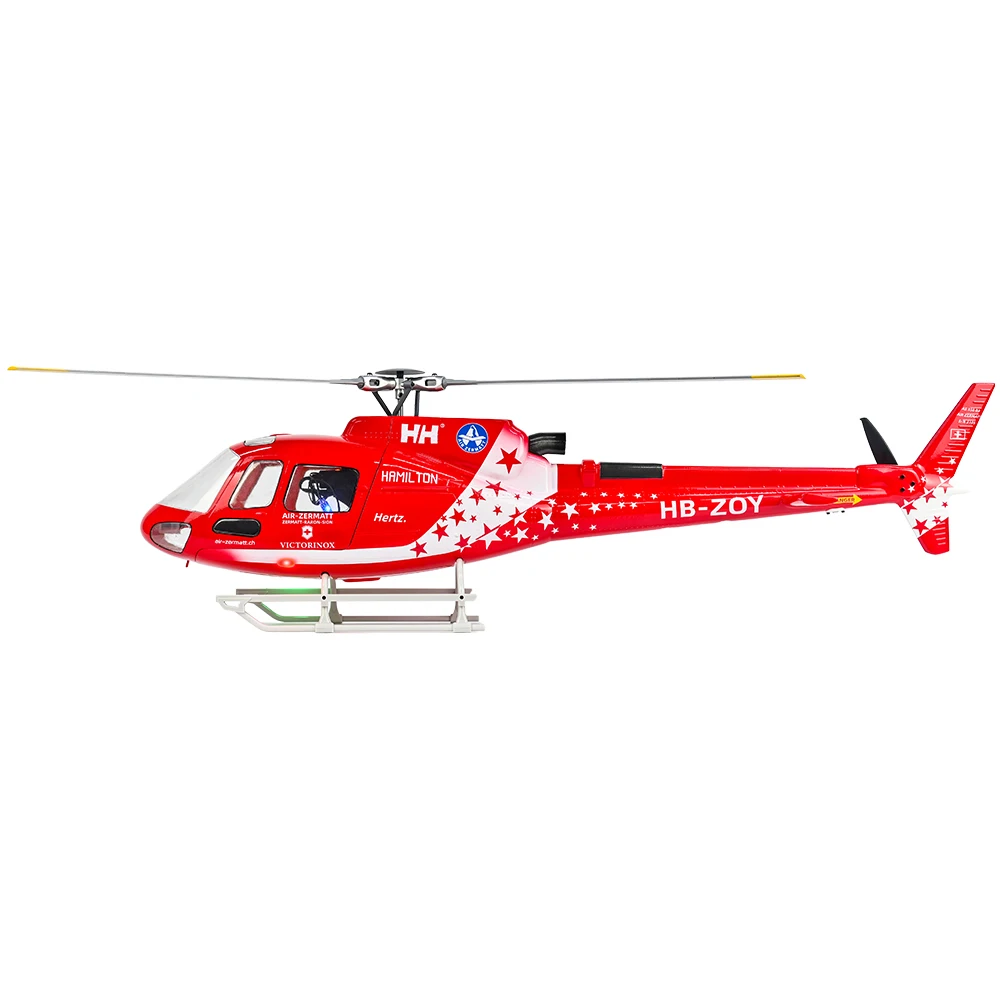 Фото Радиоуправляемый вертолет FLYWING RC AS-350, масштаб 470, с контроллером ACE, GPS M10, автовозвратом (Auto RTH), 23 минуты полета, бесщеточный двигатель №3