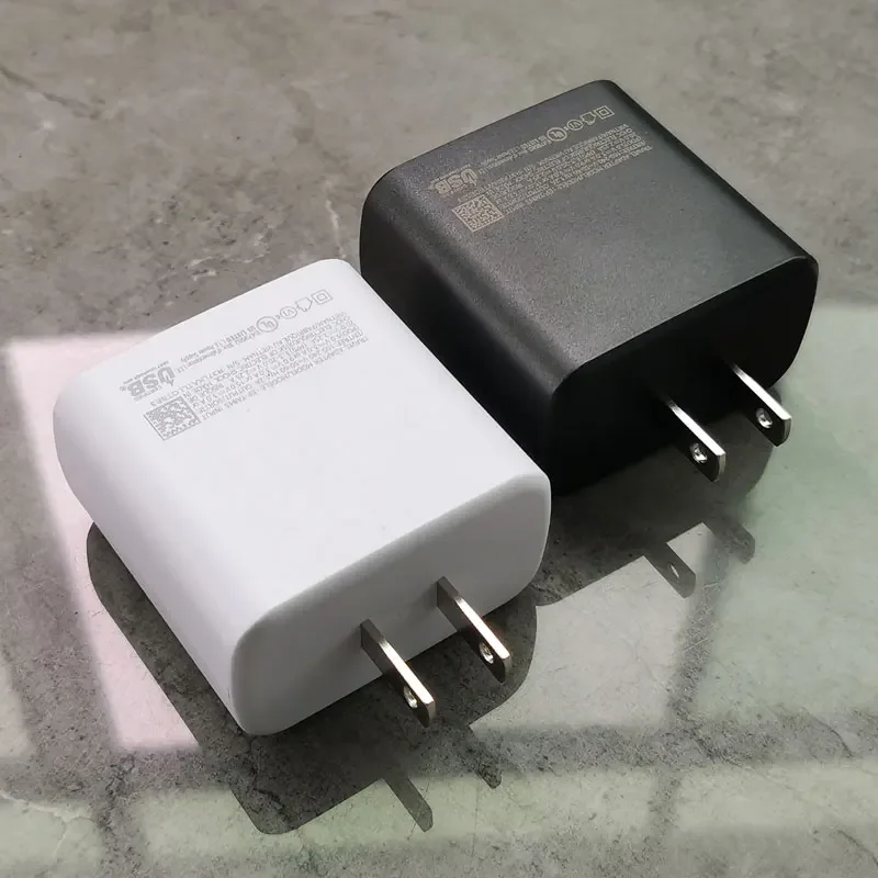 Зарядное устройство США 45 Вт адаптер для супербыстрой зарядки PD Galaxy S20 S21 S22 S23 S24 Note