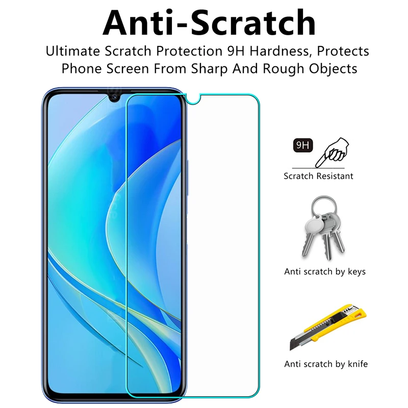 Закаленное стекло для Huawei Nova Y70 2-1 шт. Защитная пленка экрана 9H Защитное Y 70