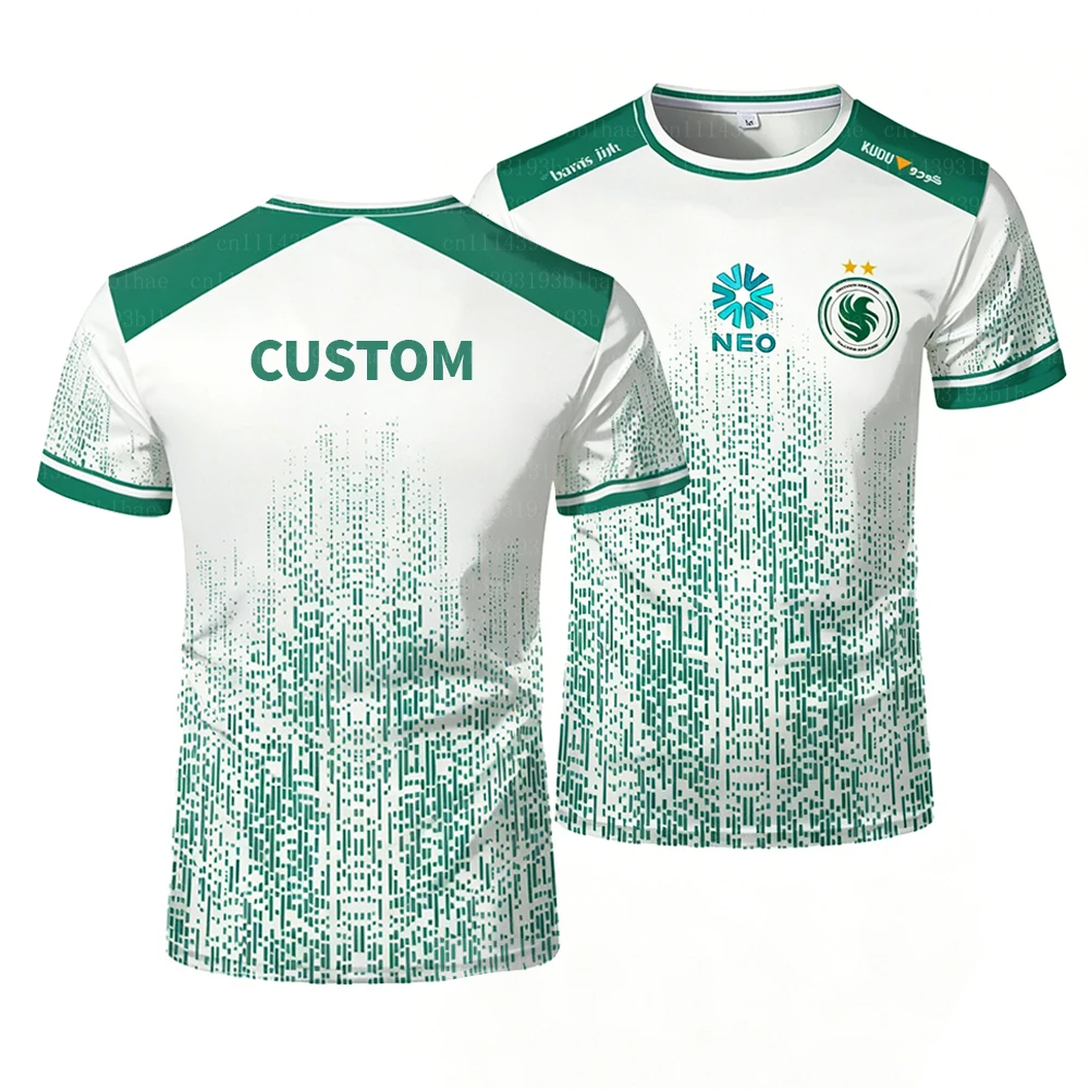 Фото Футболки для тренировок команды Two Star Series Team Falcons CS2 Esports NIKO M0NESY Kyousuke, мужские футболки с круглым вырезом, одежда на заказ №2