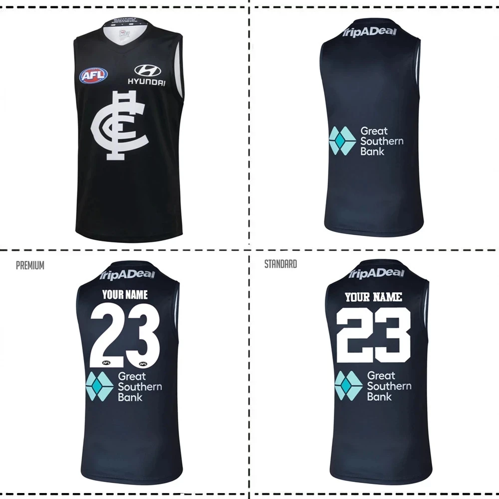 

2023 CARLTON BLUES HOME GUERNSEY JERSEY 2023/2024 Carlton Blues Guernsey Home/Away/Indigneous Rugby Jersey size S--3XL