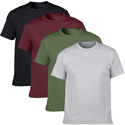 

4-Pack Men's Casual Personality Short Sleeves