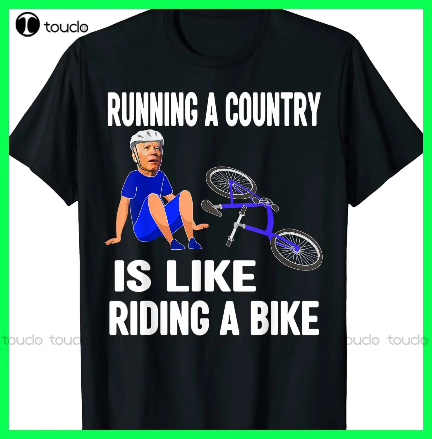 

Biden Falls Off Bike Joe Biden Falling Off His Bicycle Funny T-Shirt S-3Xl Mens Tee Shirts Digital Printing Tee Shirts Xs-5Xl
