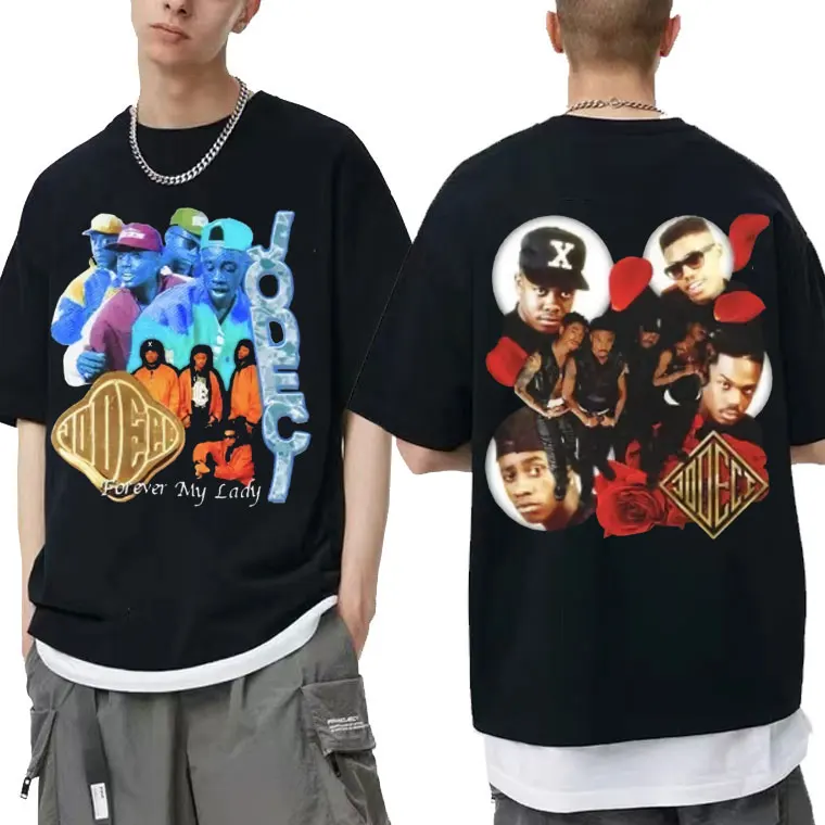 

Jodeci K CI & JOJO Graphic T-shirts Men Women Fashion Oversized Hip Hop Short Sleeve Tshirt Men's Black T Shirt Male Streetwear