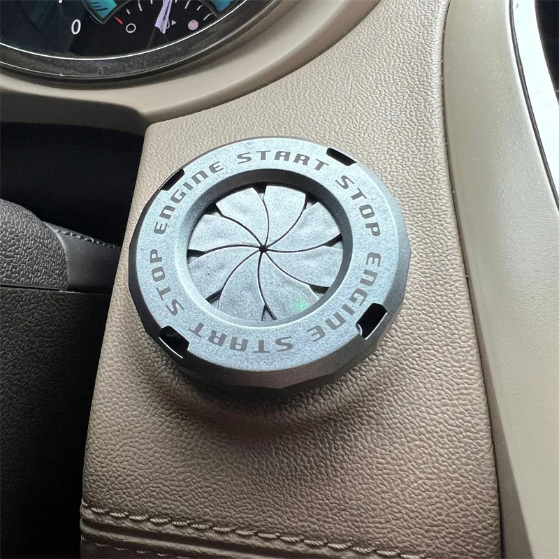 

Декор устройства зажигания, чехол для ключа мотоцикла, наклейка для салона автомобиля, декоративная поворотная крышка кнопки «Push To Start» для замка мотоцикла