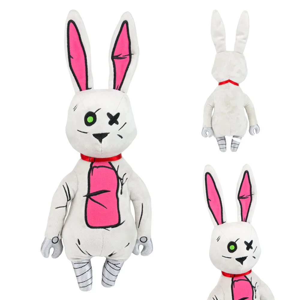 Peluche Kawaii de Tiny Tina Wonderlands de 38cm, muñeco de peluche de conejo Tiny Tina, personaje de juego suave, juguete de peluche, regalo encantador
