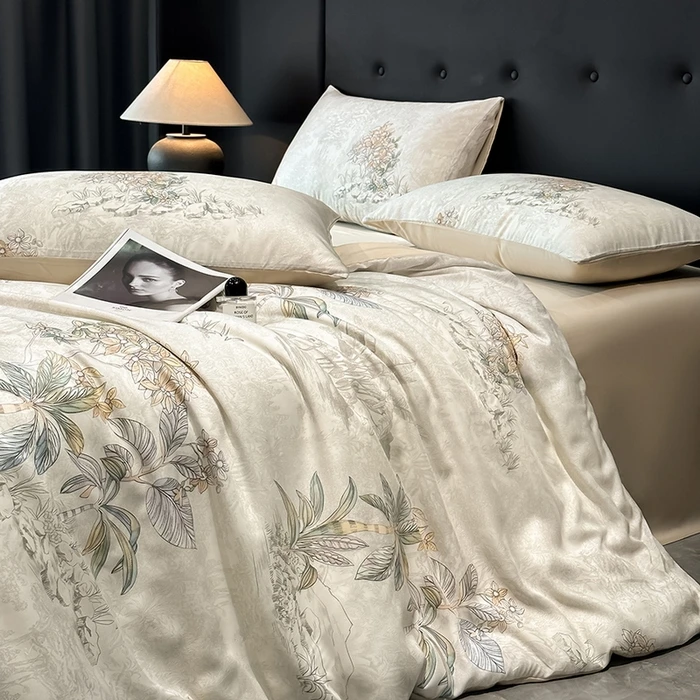 

Комплект постельного белья Dreamreal из бамбукового волокна, винтажная простыня, двойной пододеяльник