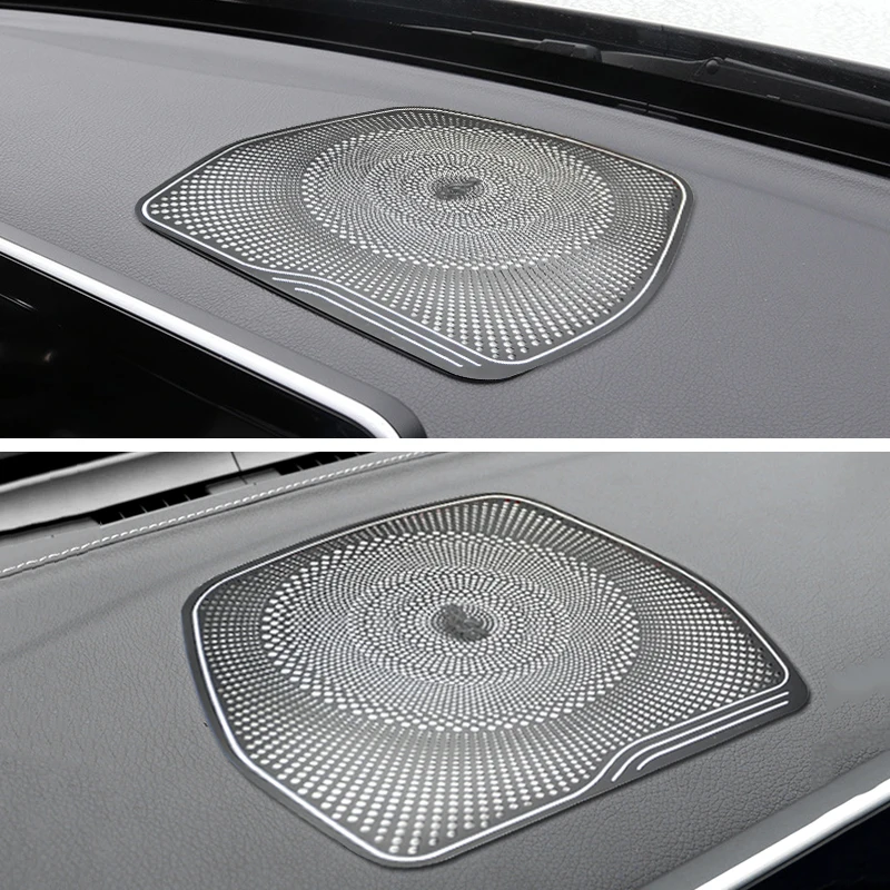 

Dashboard Loudspeaker Cover Stickers Trim Accessories LHD For Mercedes Benz W205 GLC C Class C180 C200 Car styling Audio Speaker