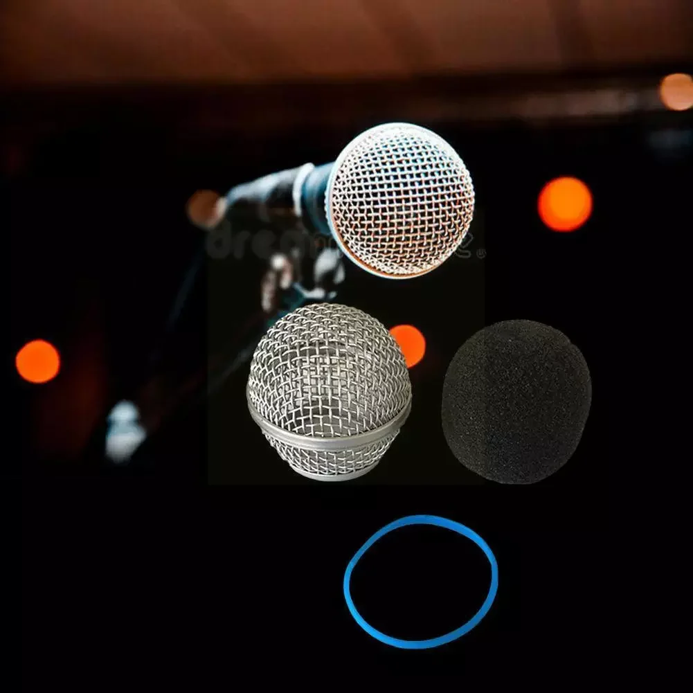 

Microphone Accessories Mesh Head Microphone Grilles Grille And Beta 87A Beta Ball Shure 57A Mesh Fits Head Replacement P2G9