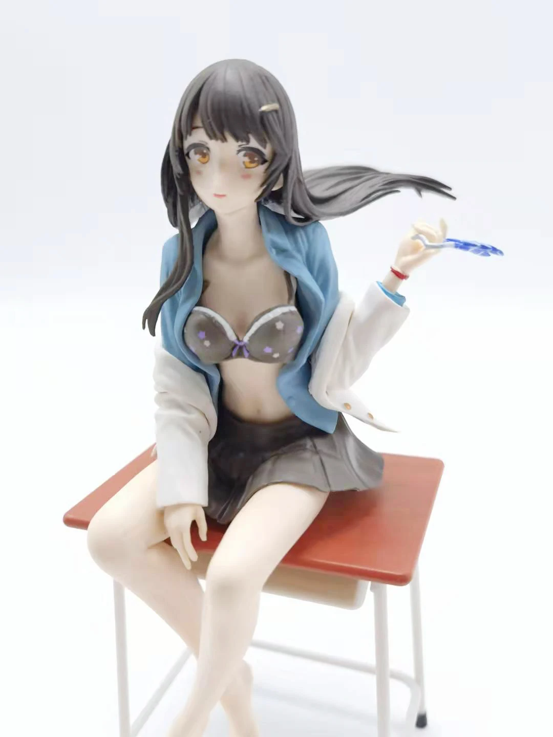 

DAIKI JK Ran senior sitting on the table 1/7 Sexy Girls Action Figure Model Toy 25cm