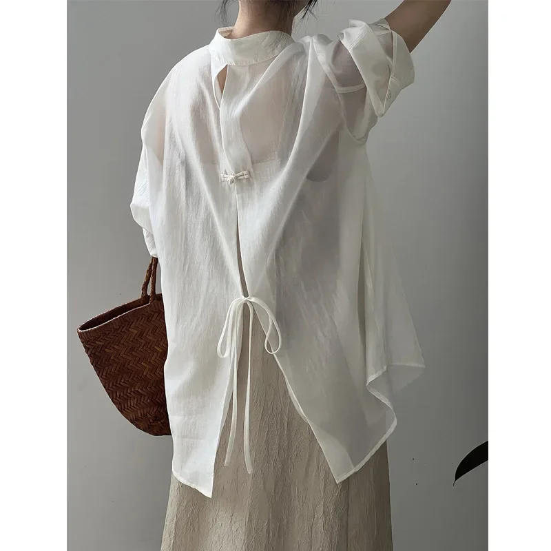 Jin Qian женская легкая солнцезащитная рубашка лето 2023 новый стиль облегающая в