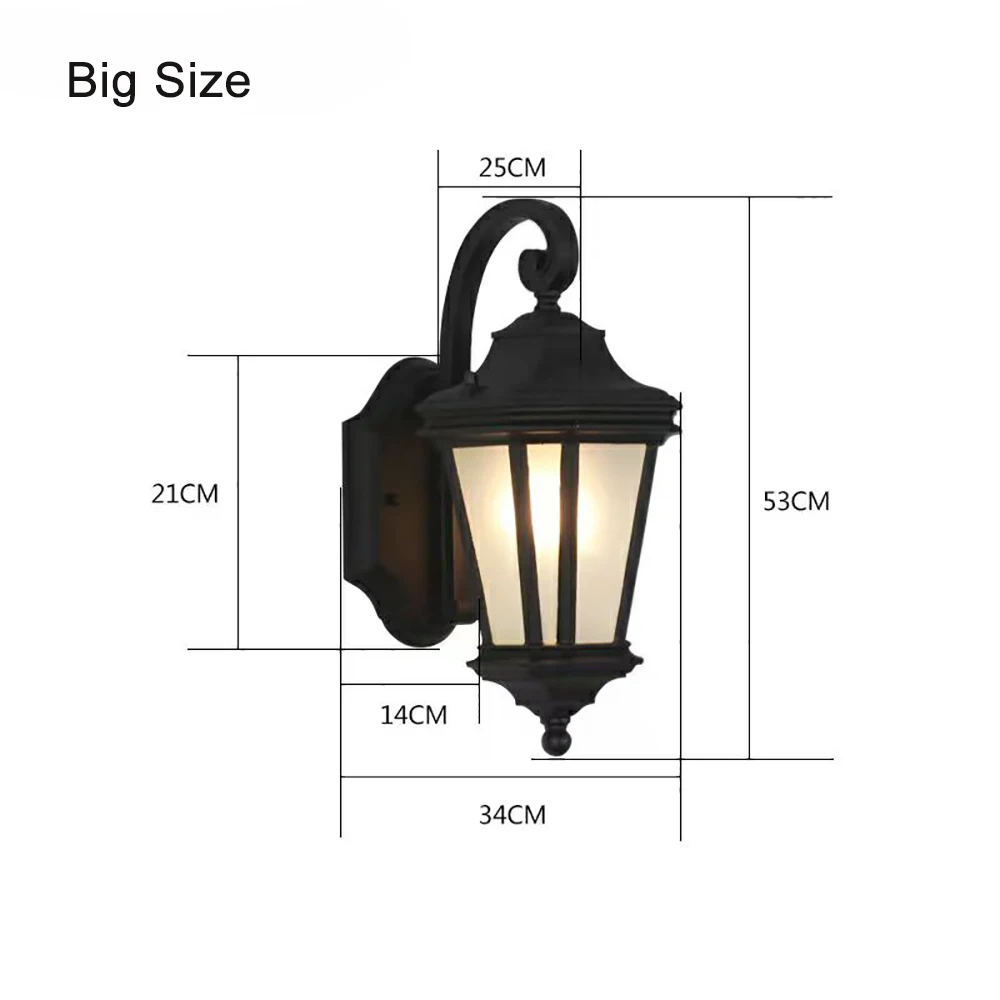 

PSYANG Ретро настенный светильник IP65