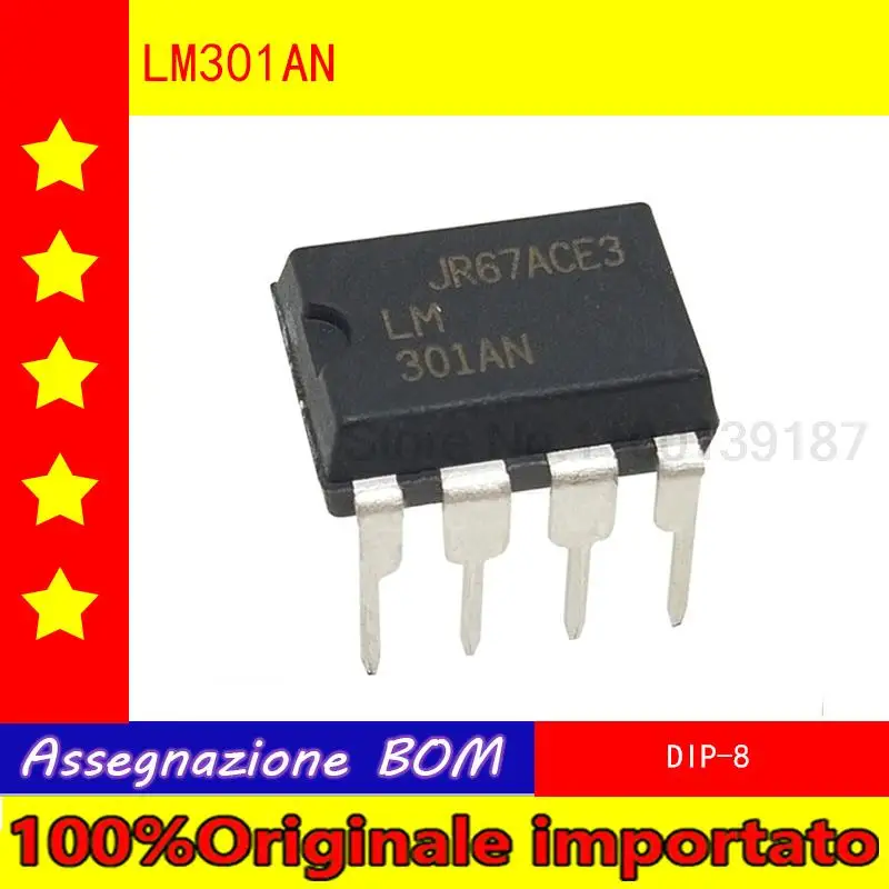 

10 шт./лот LM301AN LM301A 301AN DIP-8 Рабочий Усилитель