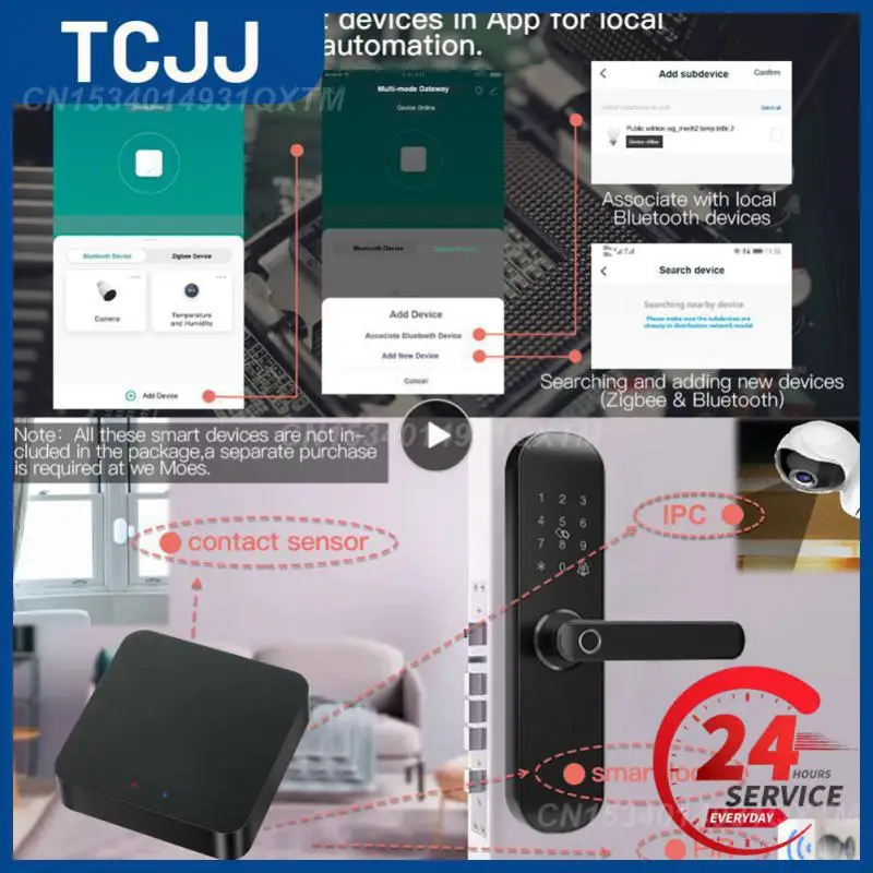 

1/2/3PCS Remote Control Multi-mode Gateway Tuya Smart Zigbee 3.0 Smart Gateway Via Alexa Google Home Mesh Hub Automation