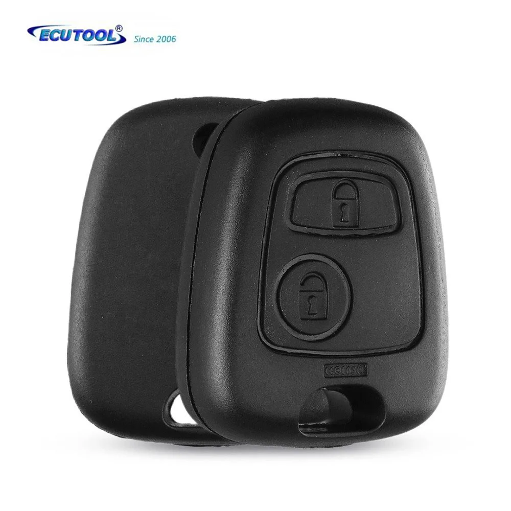 

Remote Key Car Key Fob Case Replacement Shell Cover For Peugeot 307 308 3008 107 207 407 without Blade