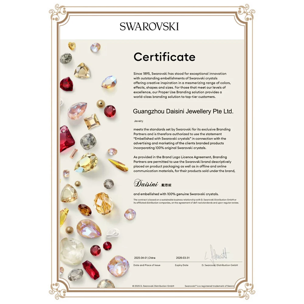 Daisini модные кристаллы от Swarovski, ювелирные изделия, женские серьги-гвоздики с цветком, маленький дизайн в виде сердца, высокое качество, подарки на день рождения (art.: 3920cec279bfa) - 3920cec279bfa